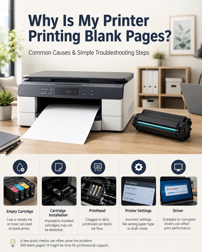 Why Is My Printer Printing Blank Pages?