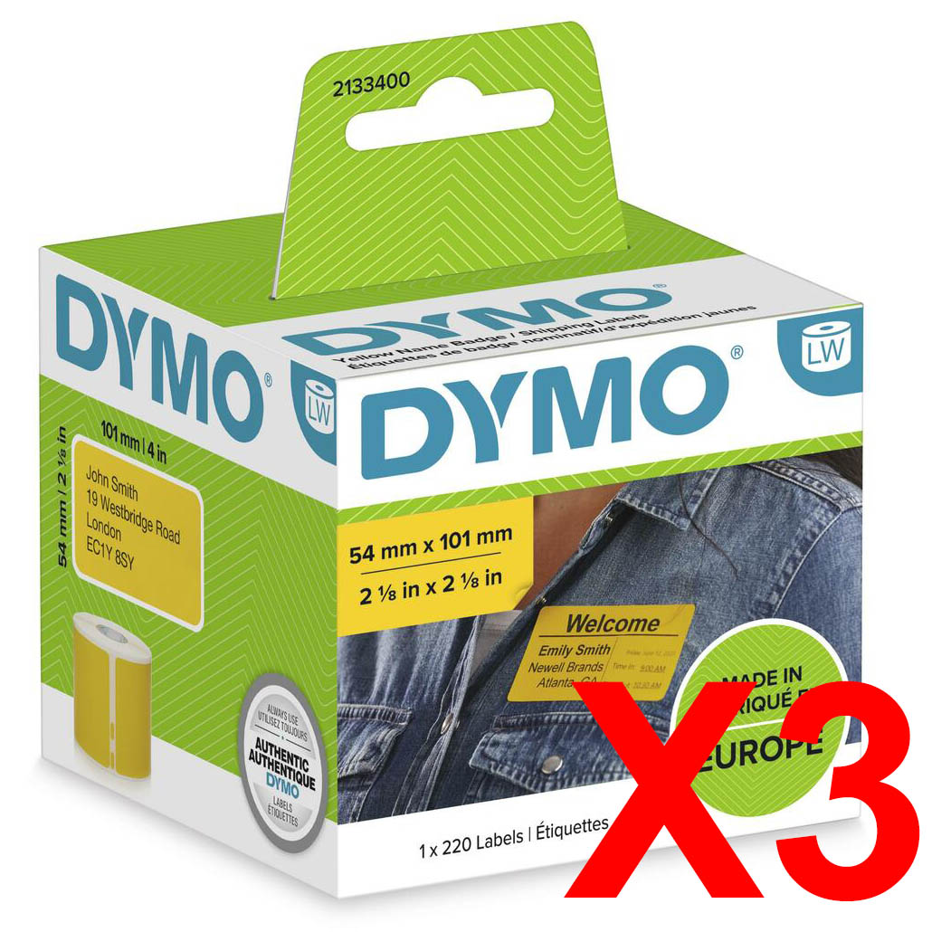 Dymo LabelWriter 310 SD2133400 x3 Yellow Gen.