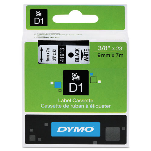 Dymo LabelManager 120P Labels x1 Black Gen. - Black Labels