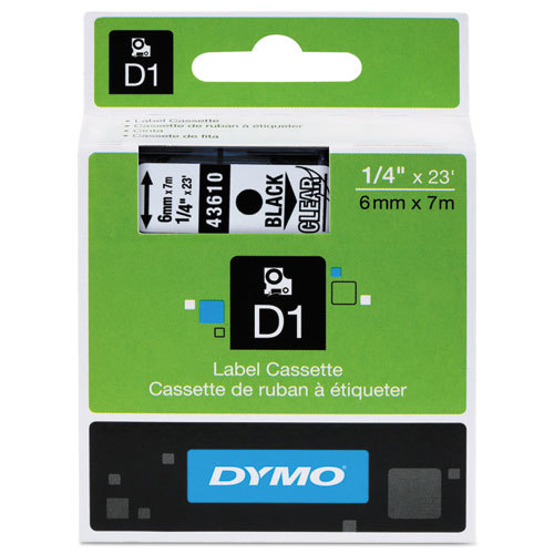 Dymo LabelManager 160 Labels x1 Black Gen. - Black Labels