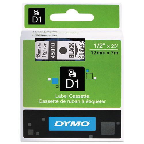 Dymo LabelManager 120P Labels x1 Black Gen. - Black Labels