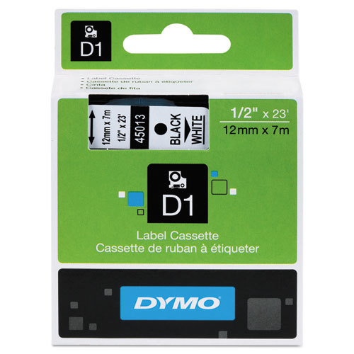 Dymo LabelManager 120P Labels x1 Black Gen. - Black Labels