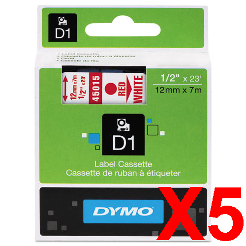 Dymo LabelManager 120P Labels x5 Gen. - Labels