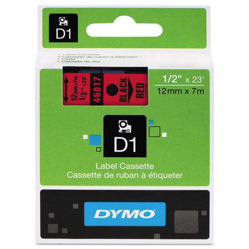 Dymo LabelManager 120P Labels x1 Black Gen. - Black Labels
