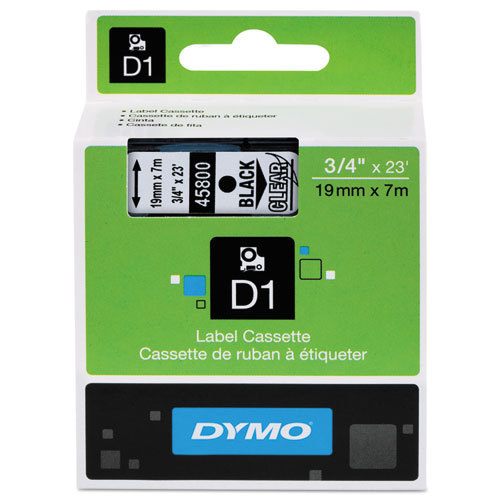Dymo LabelManager 420P Labels x1 Black Gen. - Black Labels