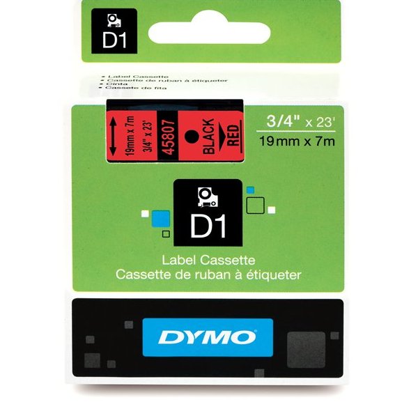 Dymo LabelManager 420P Labels x1 Black Gen. - Black Labels
