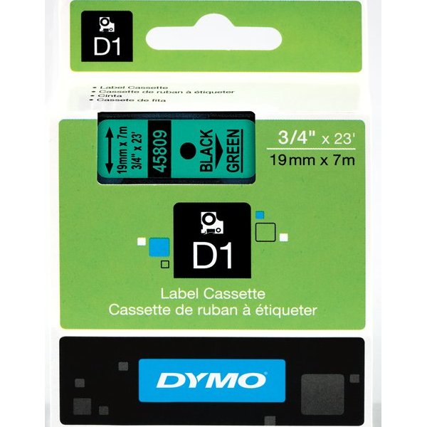 Dymo LabelManager 420P Labels x1 Black Gen. - Black Labels