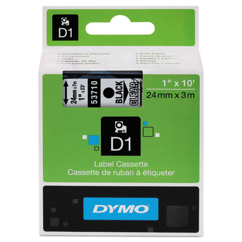 Dymo LabelManager 450D Labels x1 Black Gen. - Black Labels