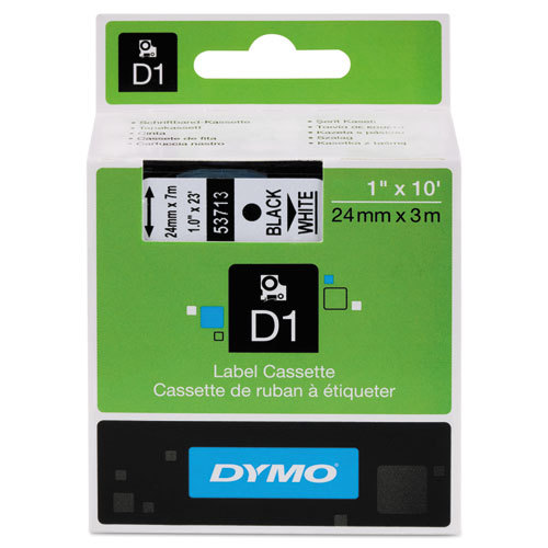 Dymo LabelManager 450D Labels x1 Black Gen. - Black Labels