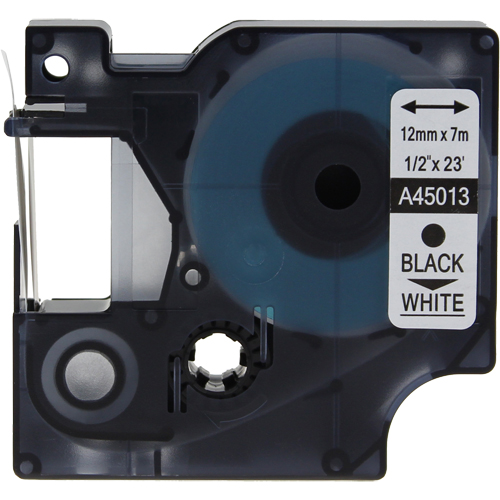 Dymo LabelManager 120P Labels x1 Black Comp. - Black Labels