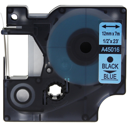 Dymo LabelManager 120P Labels x1 Black Comp. - Black Labels