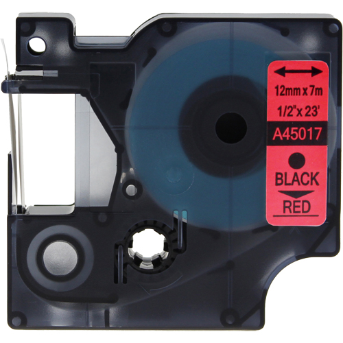 Dymo LabelManager 120P Labels x1 Black Comp. - Black Labels