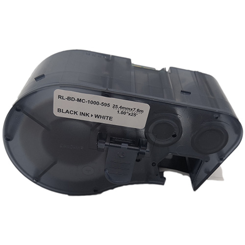 Brady BMP41 MC1-1000-595-WT-BK x1 Black Comp.
