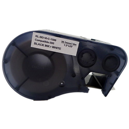 Brady BMP51 MC-1500-595-WT-Bk x1 Black Comp.