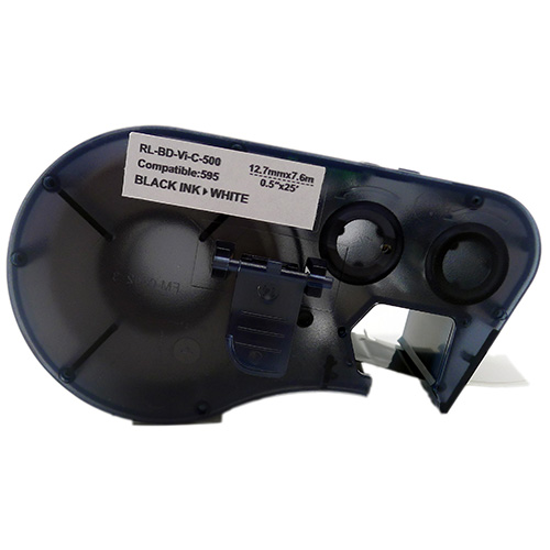 Brady BMP41 MC-500-595-WT-BK x1 Black Comp.
