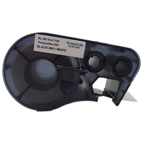 Brady BMP41 MC-750-595-WT-BK x1 Black Comp.