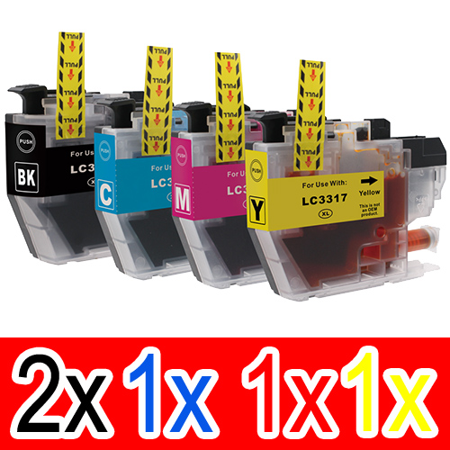 Brother MFCJ6530DW (2BK,1C,1M,1Y) x5 Comp.