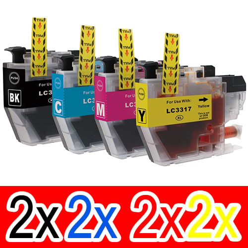 Brother MFCJ6530DW (2BK,2C,2M,2Y) x8 Comp.