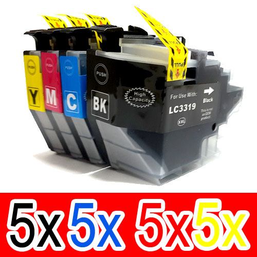 Brother MFCJ6530DW (5BK,5C,5M,5Y) x20 Comp.