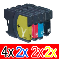 Brother MFC295CN (4BK,2C,2M,2Y) x10 Comp.