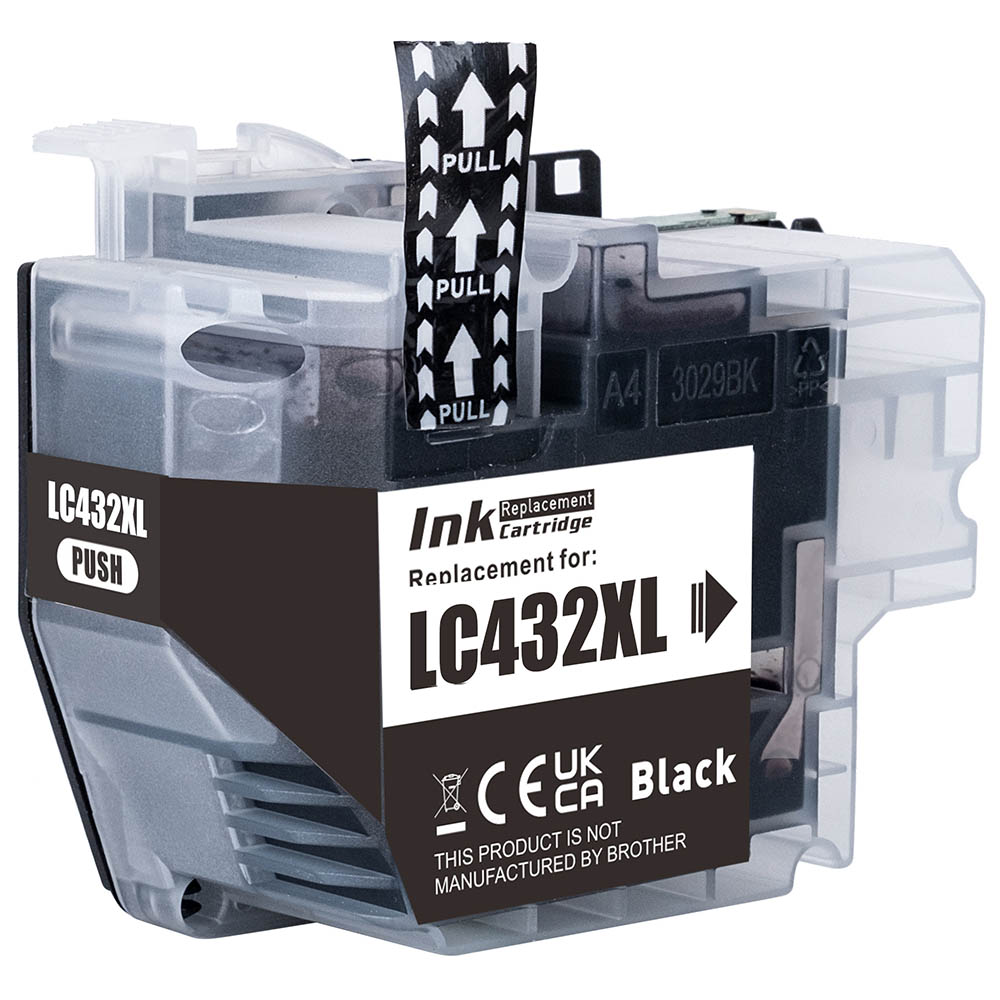 Brother MFCJ5740DW LC-432XLBK x1 Black Comp.