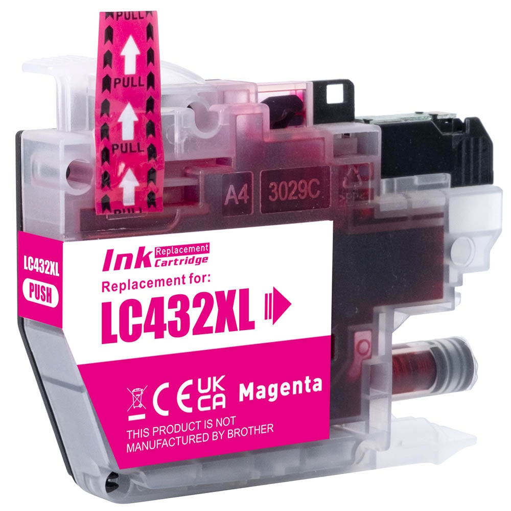 Brother MFCJ5740DW LC-432XLM x1 Magenta Comp.