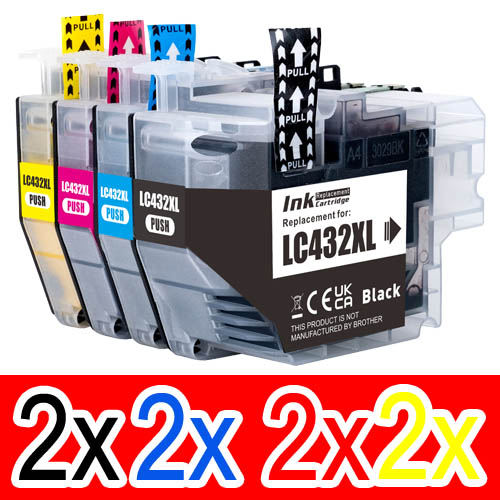 Brother MFCJ5740DW (2BK,2C,2M,2Y) x8 Comp.