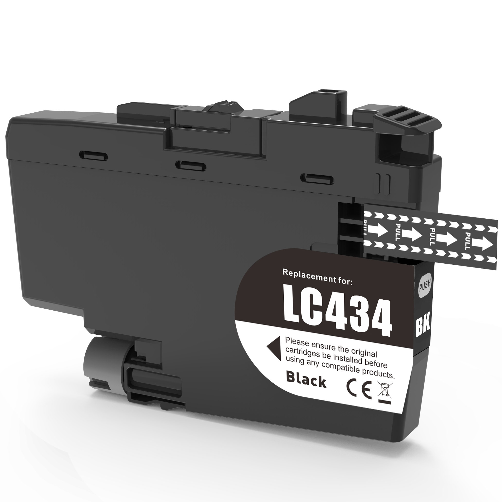 Brother DCPJ1200W LC-434/LC-434BK x1 Black Comp.
