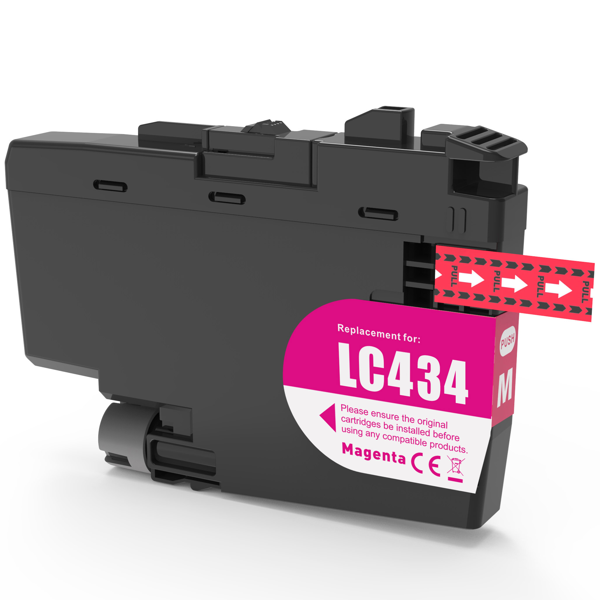 Brother DCPJ1200W LC-434/LC-434M x1 Magenta Comp.