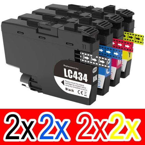 Brother DCPJ1200W LC-434 Comp.