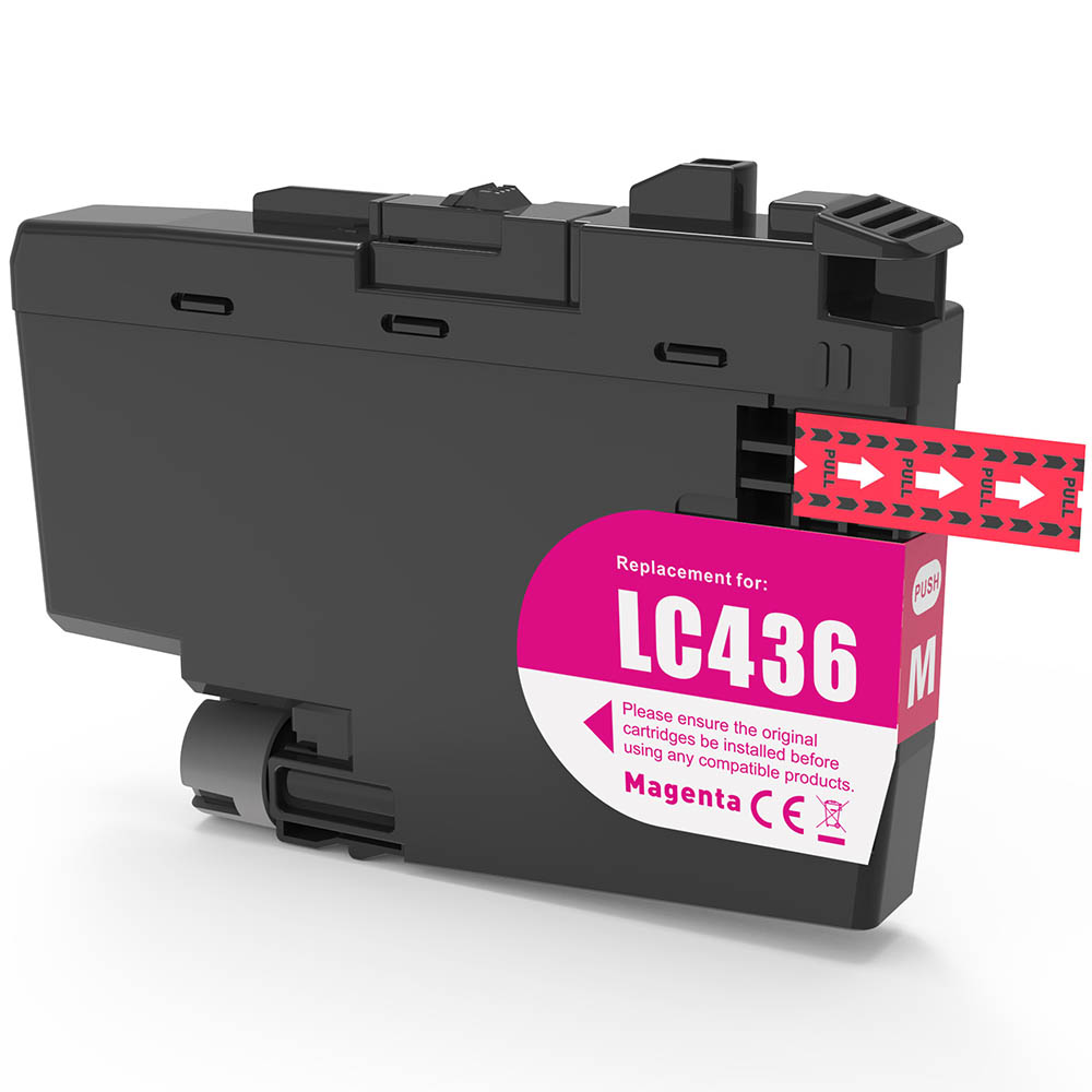 Brother MFCJ4340DWXL LC-436M x1 Magenta Comp.