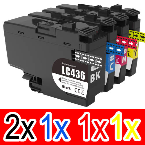 Brother MFCJ4340DWXL (2BK,1C,1M,1Y) x5 Comp.