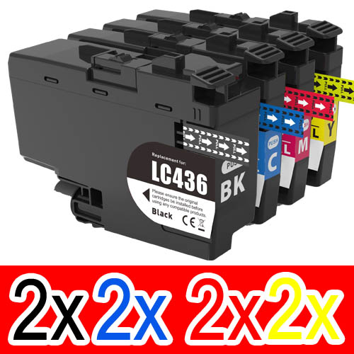 Brother MFCJ4340DWXL (2BK,2C,2M,2Y) x8 Comp.