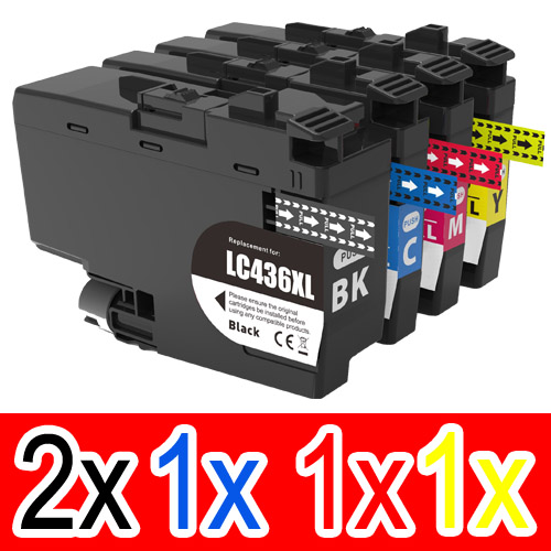 Brother MFCJ4340DWXL (2BK,1C,1M,1Y) x5 Comp.