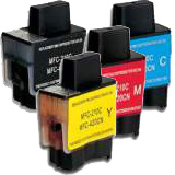 Brother MFC620CN (1BK,1C,1M.1Y) x4 Comp.
