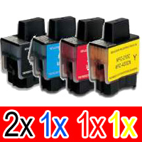 Brother MFC620CN (2BK,1C,1M,1Y) x5 Comp.