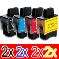Brother MFC620CN (2BK,2C,2M,2Y) x8 Comp.