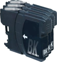 Brother DCP385C LC-67/LC-67BK x3 Black Comp.