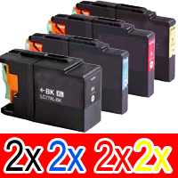 Brother MFCJ6510DW (2BK,2C,2M,2Y) x8 Comp.