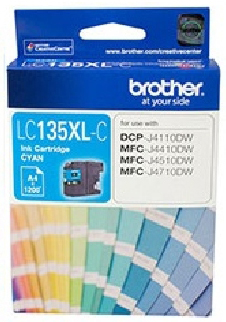 Brother MFCJ4410DW LC-135XLC x1 Cyan Gen.