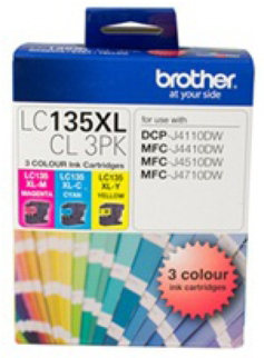 Brother MFCJ4410DW LC-135XLCL3PK x1 Gen.