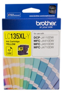 Brother MFCJ4410DW LC-135XLY x1 Yellow Gen.