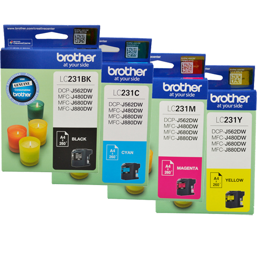 Brother DCPJ562DW LC-231 Gen.