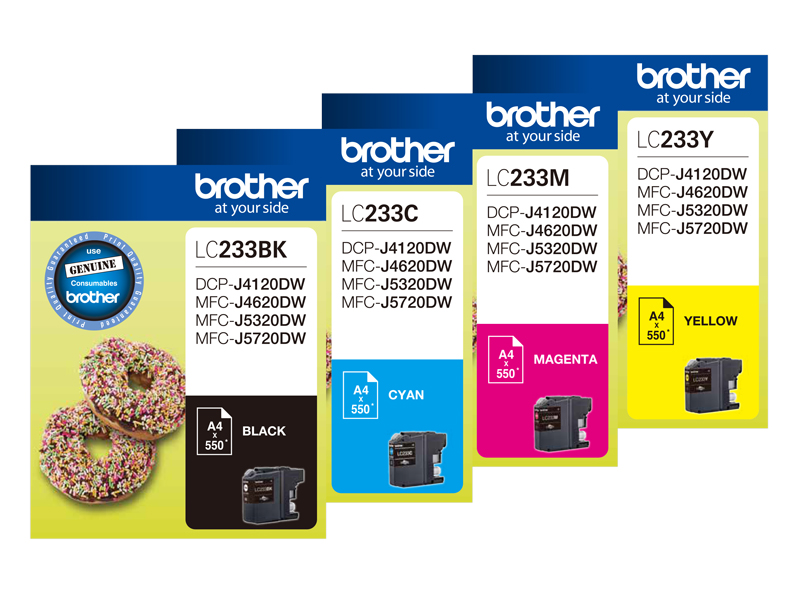 Brother DCPJ4120DW LC-233 Gen.