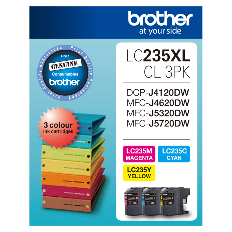 Brother DCPJ4120DW LC-235XL x1 Gen.