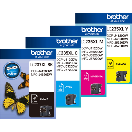 Brother DCPJ4120DW LC-237XL/LC-235XL Gen.