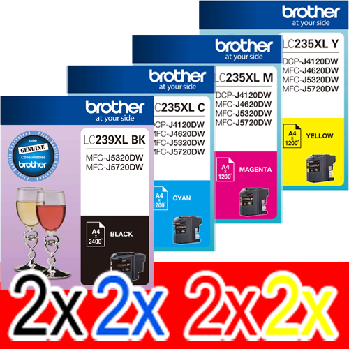 Brother MFCJ5720DW (2BK,2C,2M,2Y) x8 Gen.