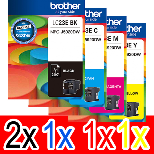 Brother MFCJ5920DW (2BK,1C,1M,1Y) x5 Gen.