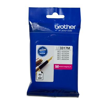 Brother MFCJ6530DW LC-3317M x1 Magenta Gen.
