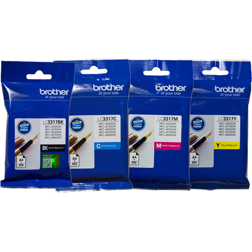 Brother MFCJ6530DW (1BK,1C,1M,1Y) x4 Gen.